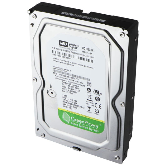 Western Digital (1TB) AV Video Hard Drive 3.5-in/SATA III/64MB Cache (WD10EURX) Digital Storage - Internal Hard Disk Drives, HDD Western Digital    - Simple Cell Bulk Wholesale Pricing - USA Seller