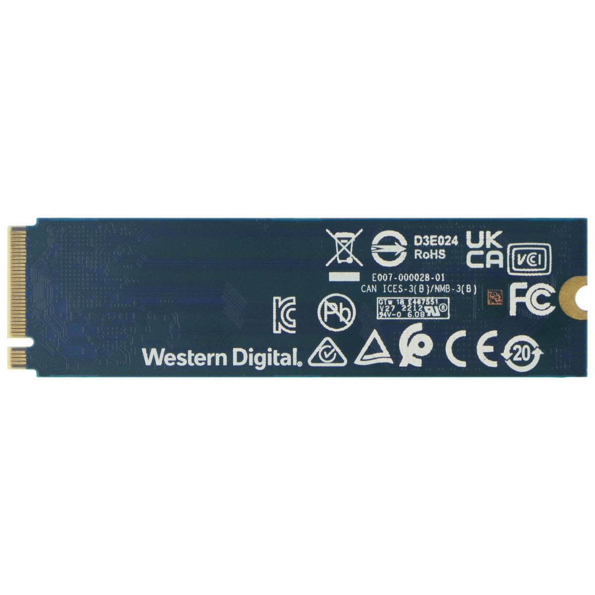 Western Digital 500GB WD Blue SN570 2280 NVMe Internal SSD (WDS500G3B0C) Digital Storage - Solid State Drives Western Digital - Simple Cell Bulk Wholesale Pricing - USA Seller
