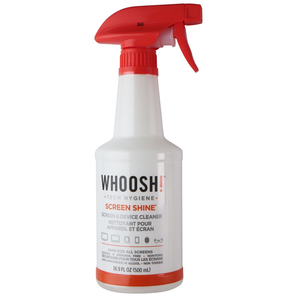 WOOSH Tech Hygiene Screen Shine Screen & Device Cleaner 16.9 OZ Computer Accessories - Cleaning Equipment & Kits WHOOSH    - Simple Cell Bulk Wholesale Pricing - USA Seller