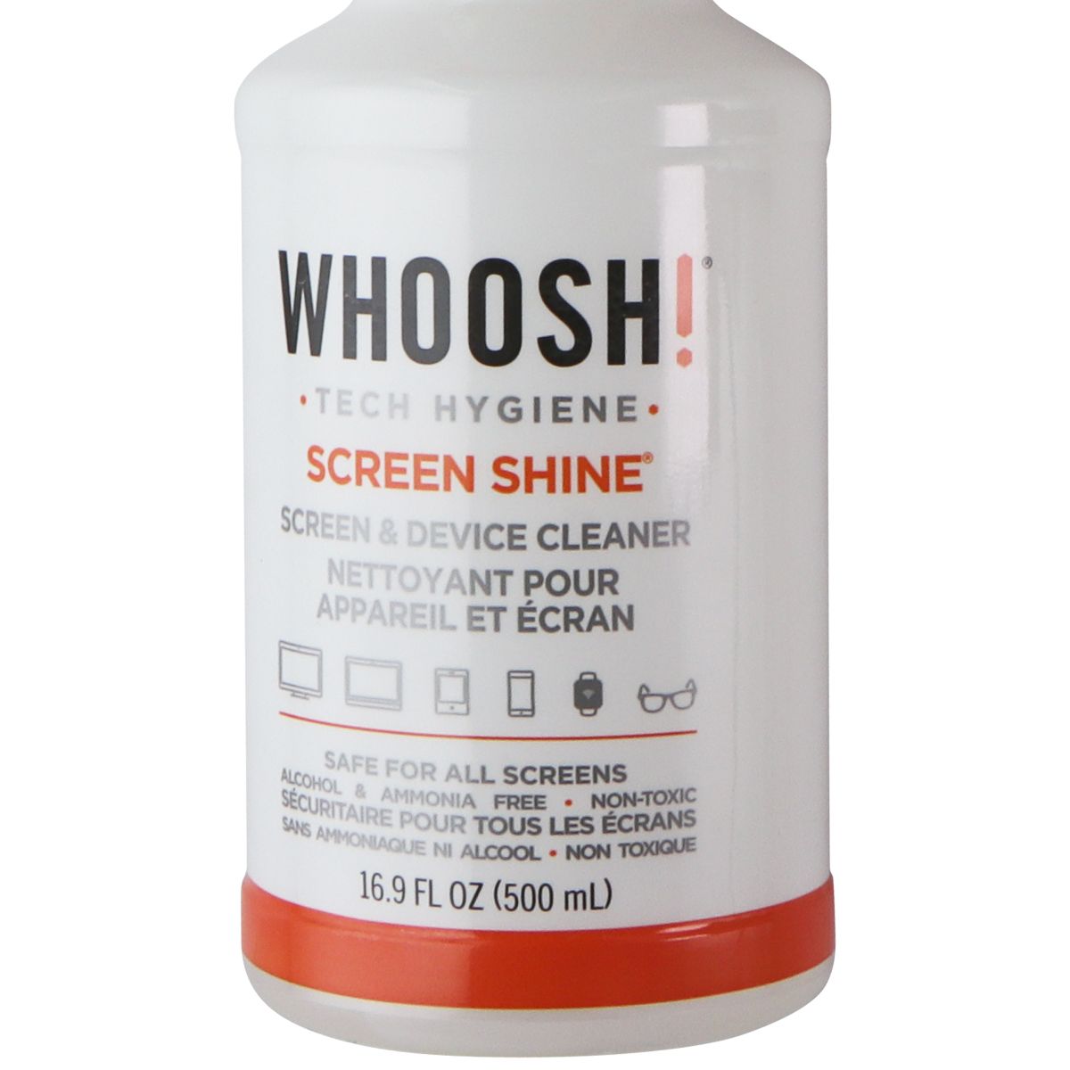 WOOSH Tech Hygiene Screen Shine Screen & Device Cleaner 16.9 OZ Computer Accessories - Cleaning Equipment & Kits WHOOSH    - Simple Cell Bulk Wholesale Pricing - USA Seller