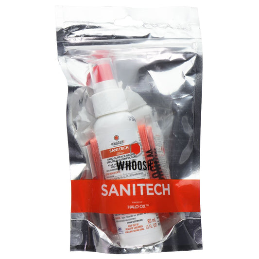 WHOOSH! Sanitech Hard Surface Cleaner with Cloth - (3 FL. OZ) Cell Phone - Other Accessories WHOOSH    - Simple Cell Bulk Wholesale Pricing - USA Seller