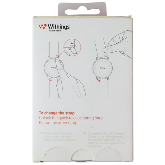 Withings Wristbands for Activite Pop Smartwatch - 3 Pack (Orange/Red/Blue) Smart Watch Accessories - Watch Bands Withings - Simple Cell Bulk Wholesale Pricing - USA Seller