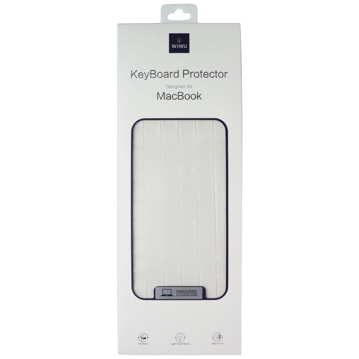 Wiwu Keyboard Protector for MacBook Pro 14.2 / 16.2 (2021) A2442/A2485 - Frost Keyboards/Mice - Other Devices WiWU - Simple Cell Bulk Wholesale Pricing - USA Seller