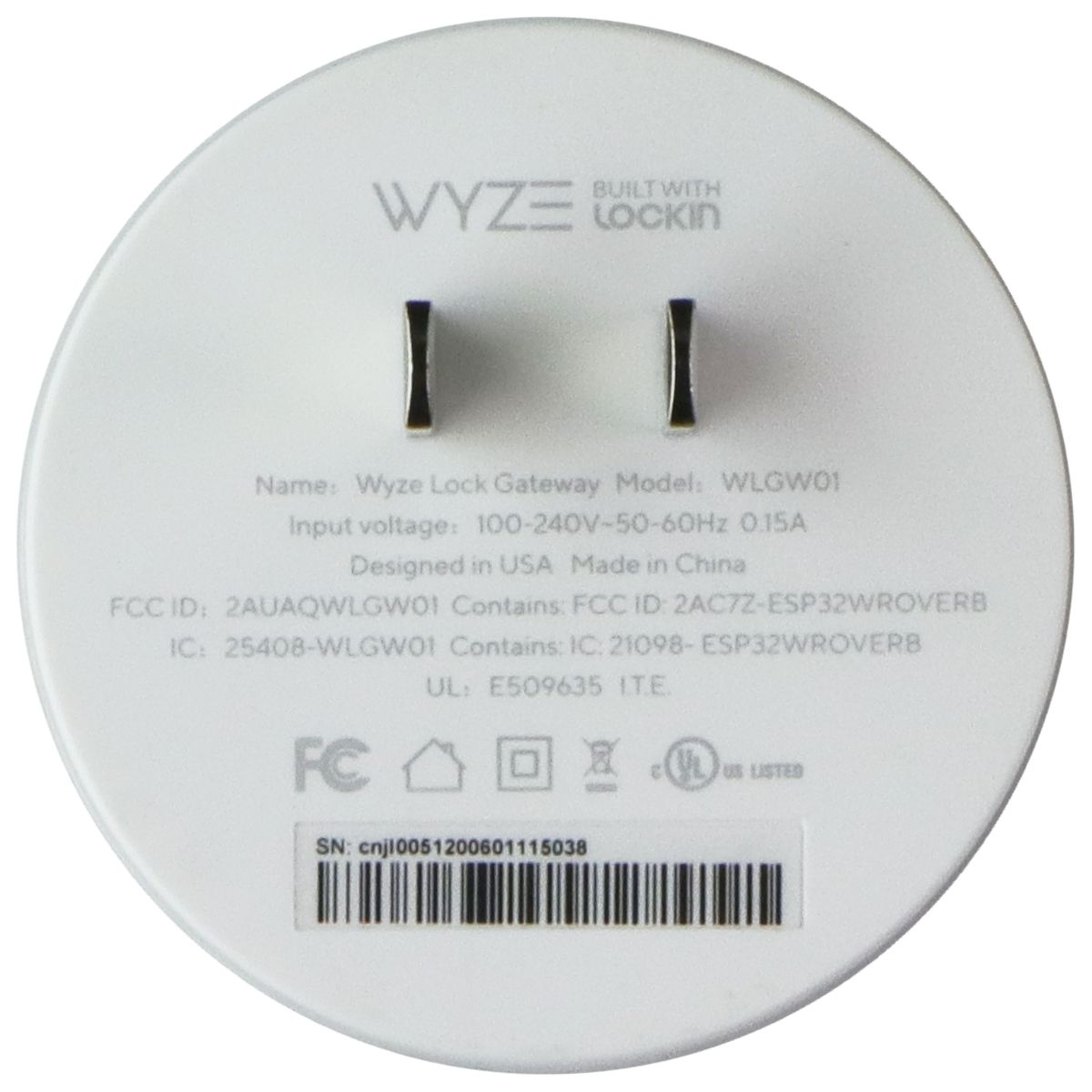 Wyze Bluetooth and WiFi Enabled Smart Door Lock and Gateway - White (WLCKG1) Safety & Security - Locks, Safes & Locksmith Gear WYZE - Simple Cell Bulk Wholesale Pricing - USA Seller