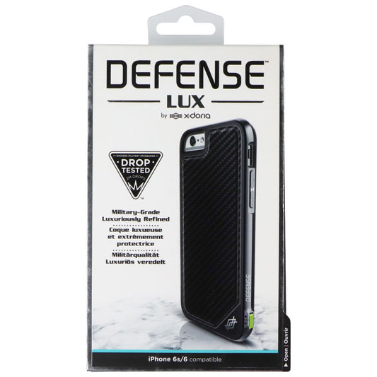 X-Doria Defense Lux Phone Case for Apple iPhone 6s/6 - Black Carbon Fiber