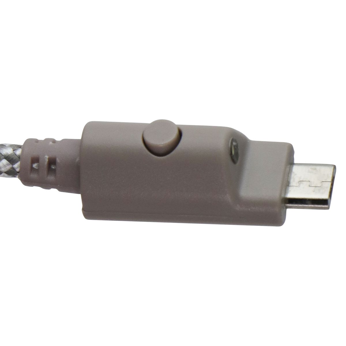 Xentris Wireless 6-foot (Micro-USB) to USB Braided Cable with LED - Beige Cell Phone - Cables & Adapters Xentris Wireless - Simple Cell Bulk Wholesale Pricing - USA Seller