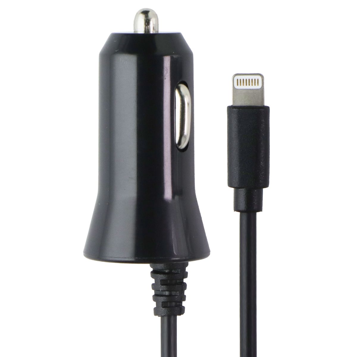 XQISIT (4.8A) Dual Car Charger with Lightning 8-Pin & USB Port - Black Cell Phone - Chargers & Cradles Xqisit - Simple Cell Bulk Wholesale Pricing - USA Seller