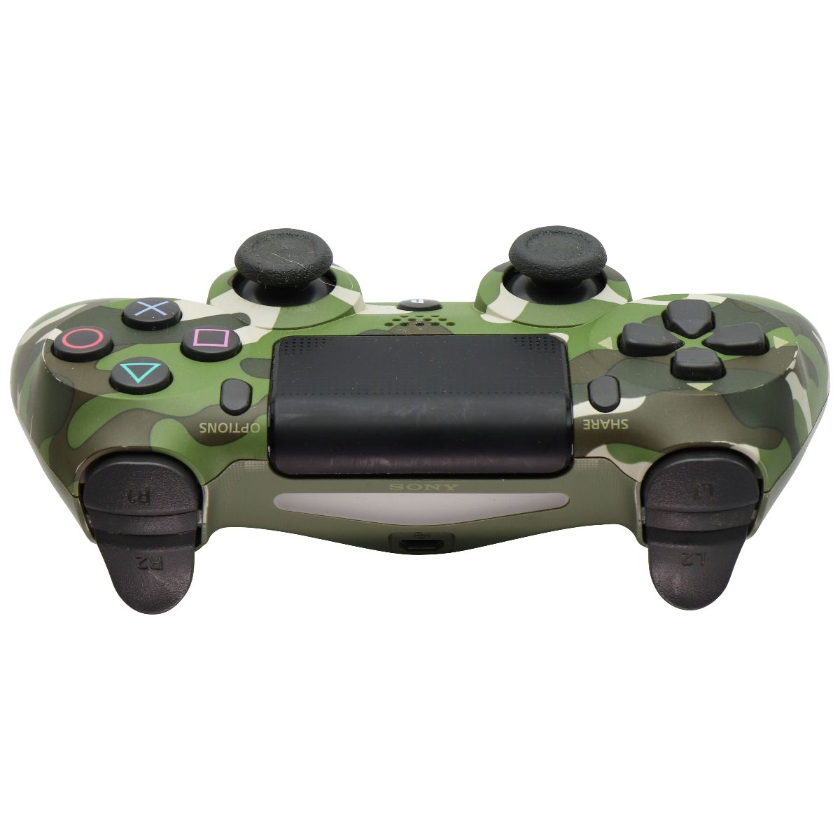 Sony DualShock 4 Wireless Controller for PlayStation 4 (PS4) - Green Camouflage Gaming/Console - Controllers & Attachments Sony - Simple Cell Bulk Wholesale Pricing - USA Seller
