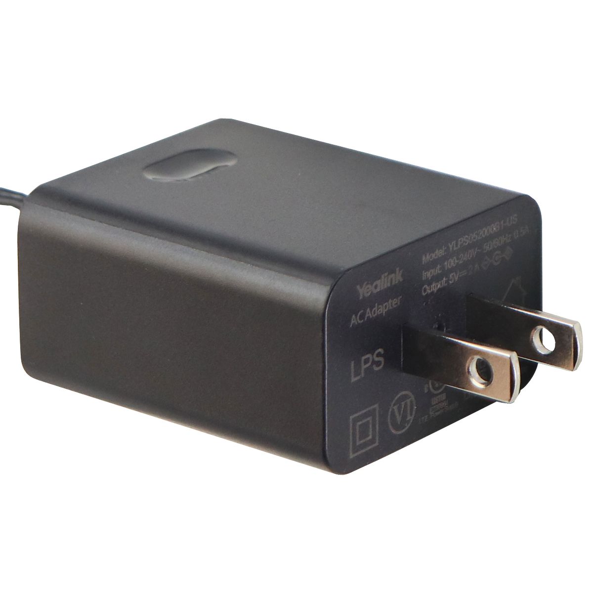 Yealink (5V/2-Amp) AC Adapter Wall Charger - Black (YLPS052000B1-US) Multipurpose Batteries & Power - Multipurpose AC to DC Adapters Yealink - Simple Cell Bulk Wholesale Pricing - USA Seller
