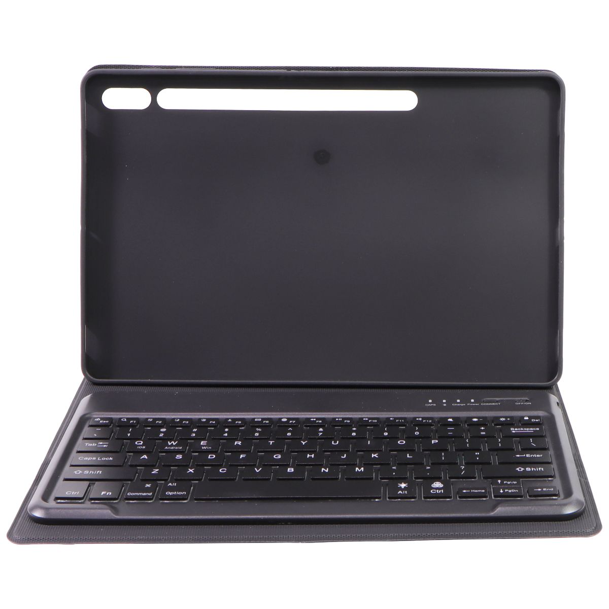 Yehobu Keyboard Case Compatible w/ Galaxy Tab S8+/S7FE 2021/S7+ 2020 - Black