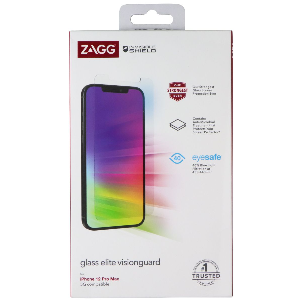 ZAGG Invisible Shield Glass Elite VisionGuard for Apple iPhone 12 Pro Max