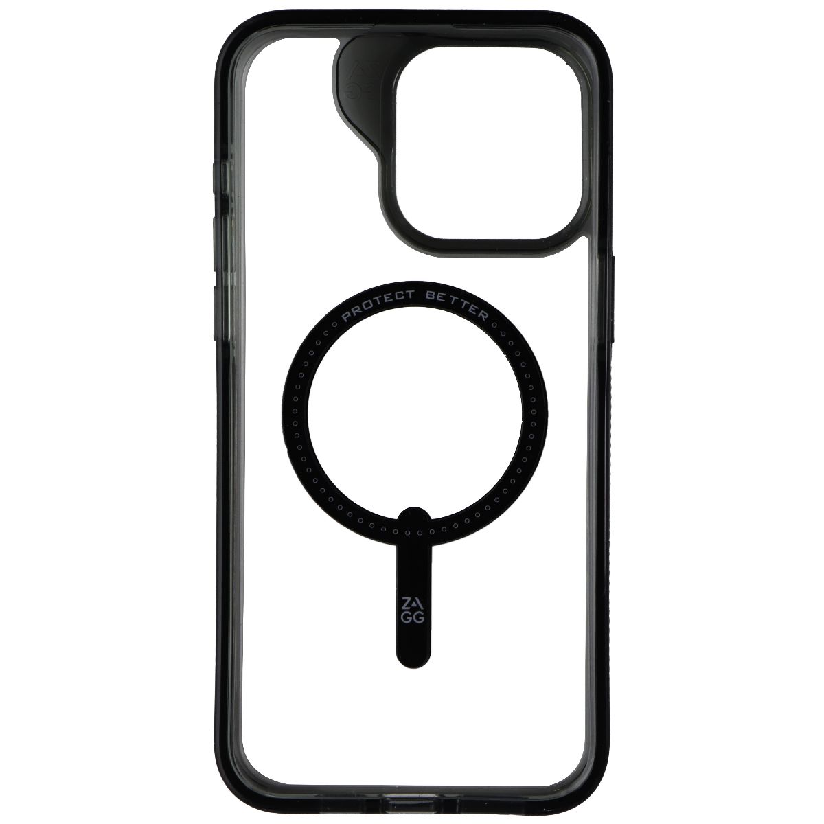ZAGG Santa Cruz Snap Series Case for Apple iPhone 15 Pro Max - Clear/Black Cell Phone - Cases, Covers & Skins Zagg - Simple Cell Bulk Wholesale Pricing - USA Seller