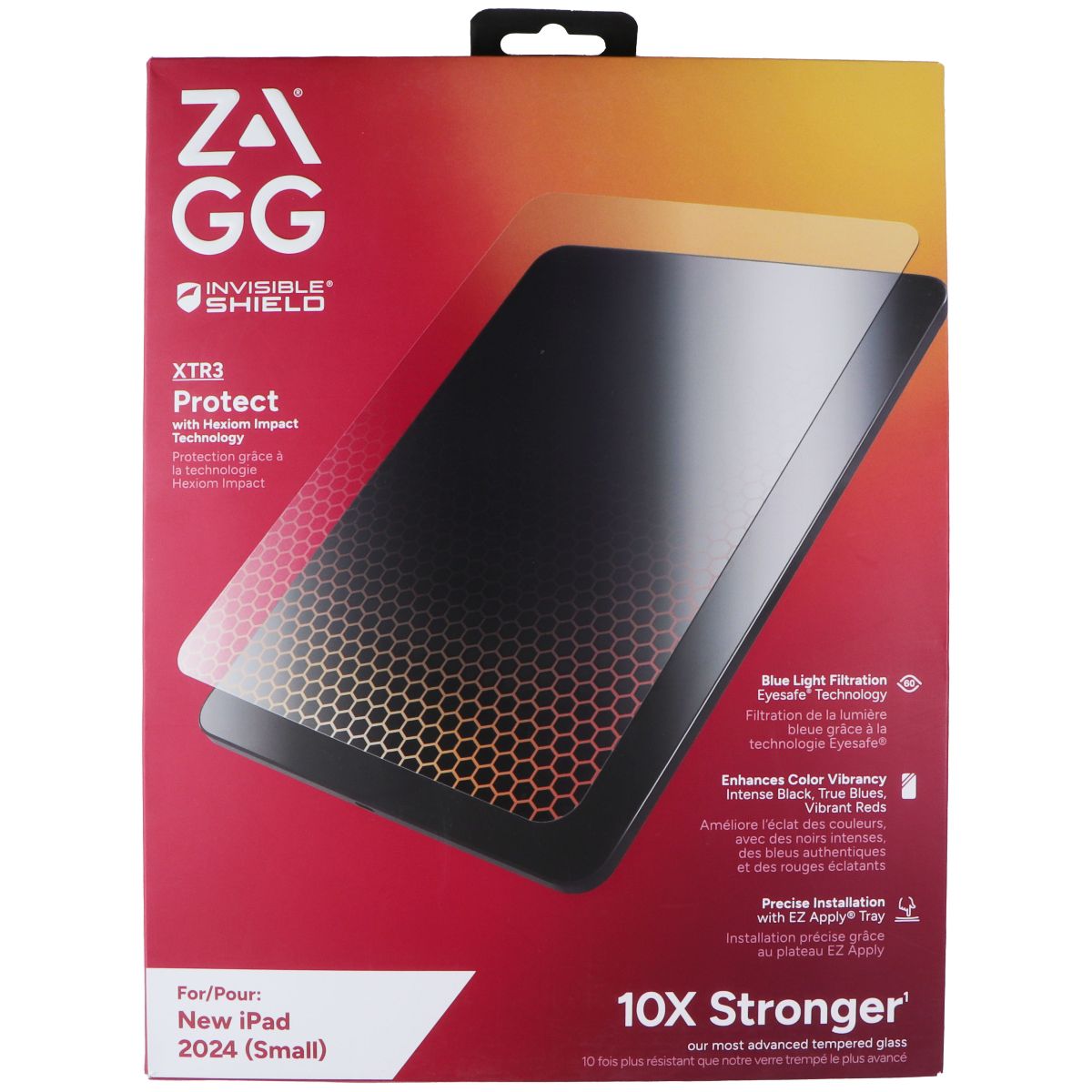 ZAGG XTR3 Tempered Glass for Apple iPad Air 11-inch (M2, 2024) - Clear iPad/Tablet Accessories - Screen Protectors Zagg - Simple Cell Bulk Wholesale Pricing - USA Seller