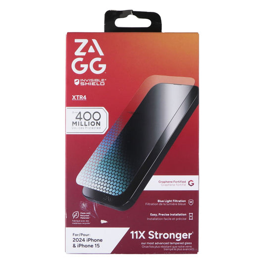 ZAGG Invisible Shield (Glass XTR4) Screen Protector for Apple iPhone 16 / 15 Cell Phone - Screen Protectors Zagg - Simple Cell Bulk Wholesale Pricing - USA Seller