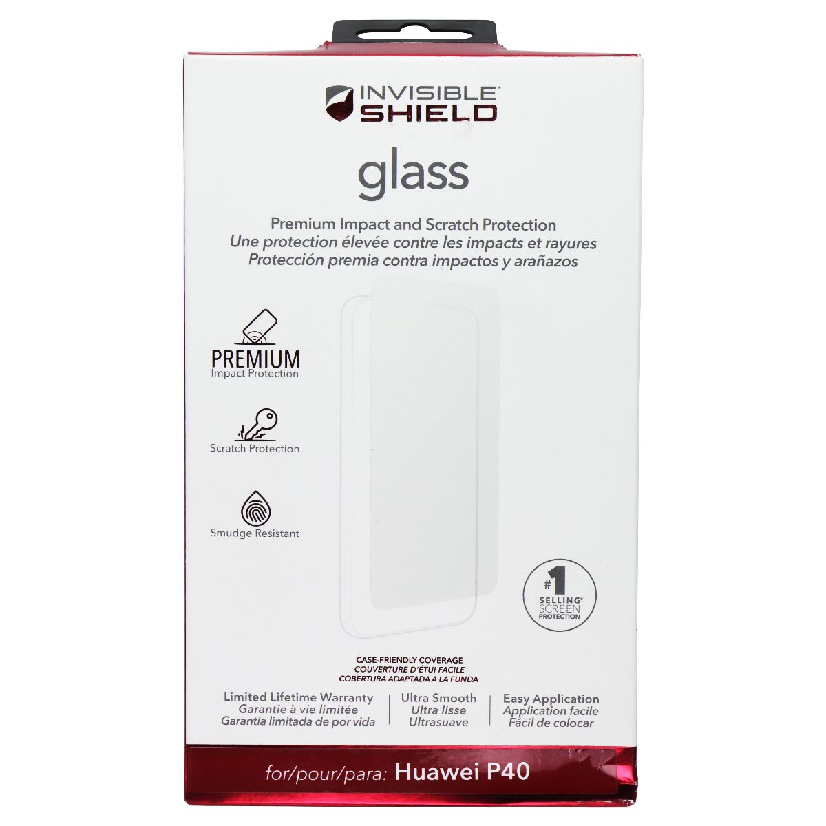ZAGG InvisibleShield Glass Screen Protector for Huawei P40 Cell Phone - Screen Protectors Zagg - Simple Cell Bulk Wholesale Pricing - USA Seller