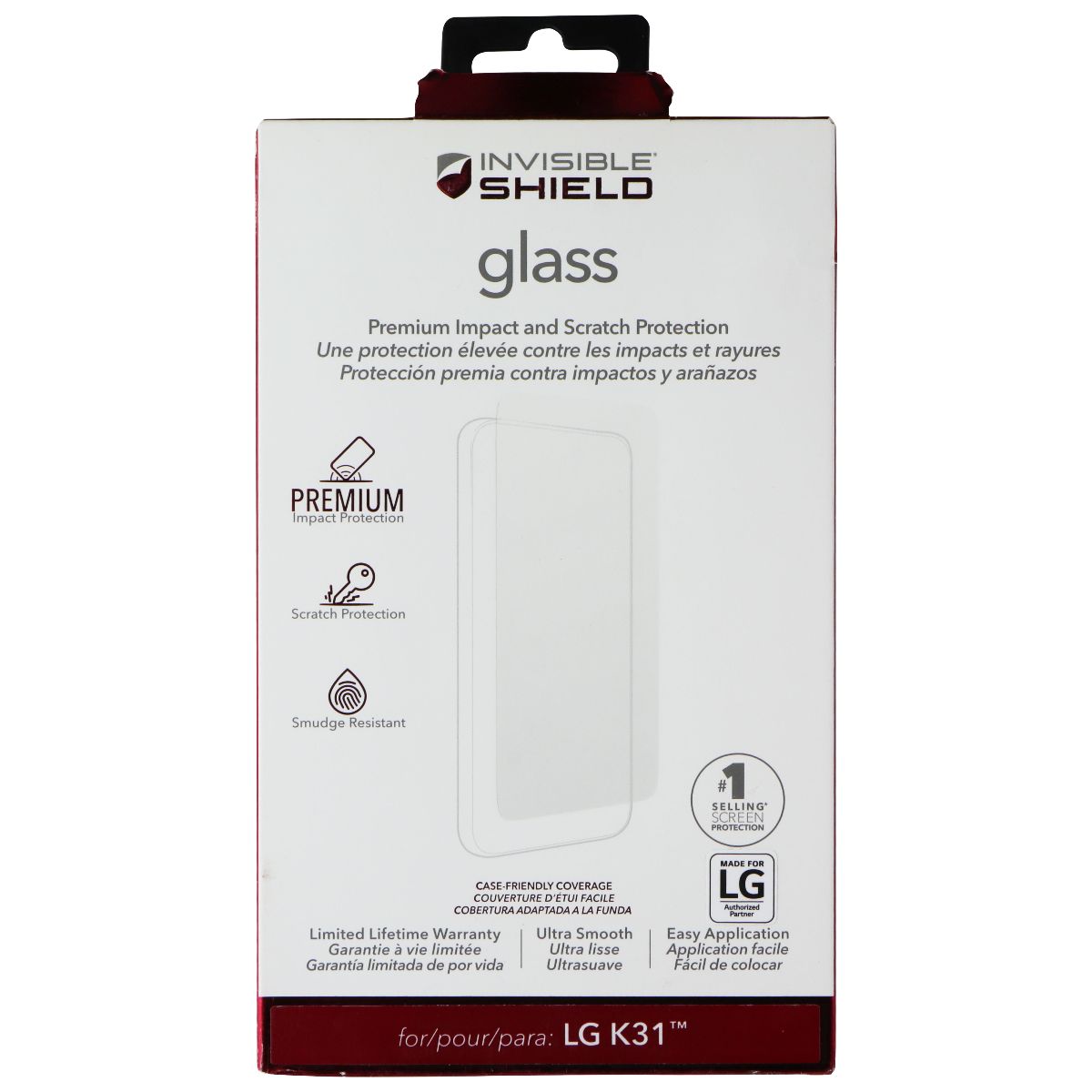 ZAGG Invisible Shield Glass Screen Protector for LG K31 Cell Phone - Screen Protectors Zagg    - Simple Cell Bulk Wholesale Pricing - USA Seller