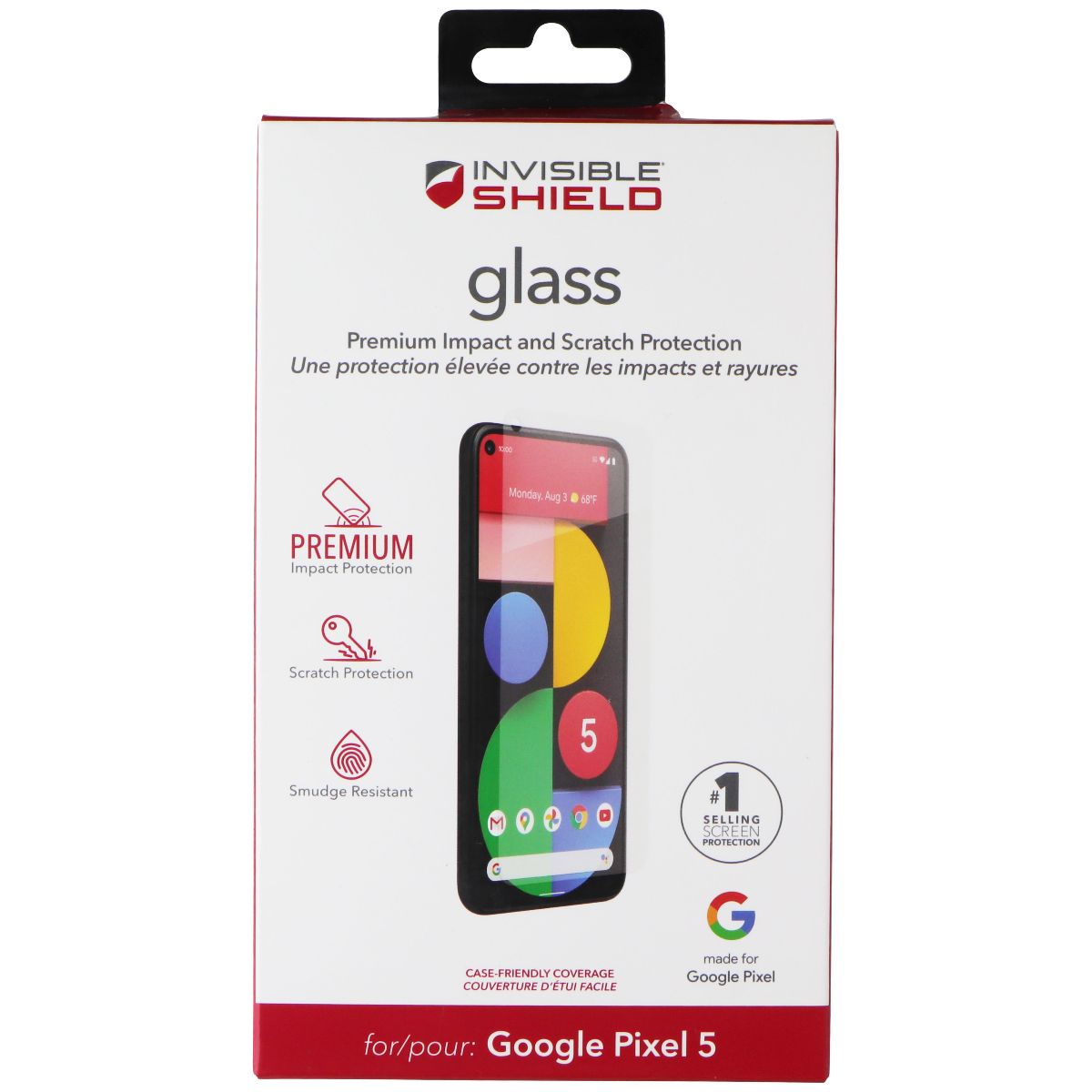 ZAGG Invisible Shield Glass Screen Protector for Google Pixel 5 - Clear Cell Phone - Screen Protectors Zagg - Simple Cell Bulk Wholesale Pricing - USA Seller