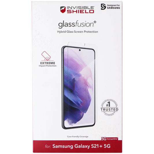 ZAGG InvisibleShield (GlassFusion+) Hybrid Glass Screen for Galaxy (S21+) 5G Cell Phone - Screen Protectors Zagg    - Simple Cell Bulk Wholesale Pricing - USA Seller