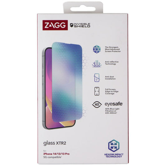 ZAGG InvisibleShield (Glass XTR2) Protector for iPhone 14 / iPhone 13 / 13 Pro Cell Phone - Screen Protectors Zagg    - Simple Cell Bulk Wholesale Pricing - USA Seller