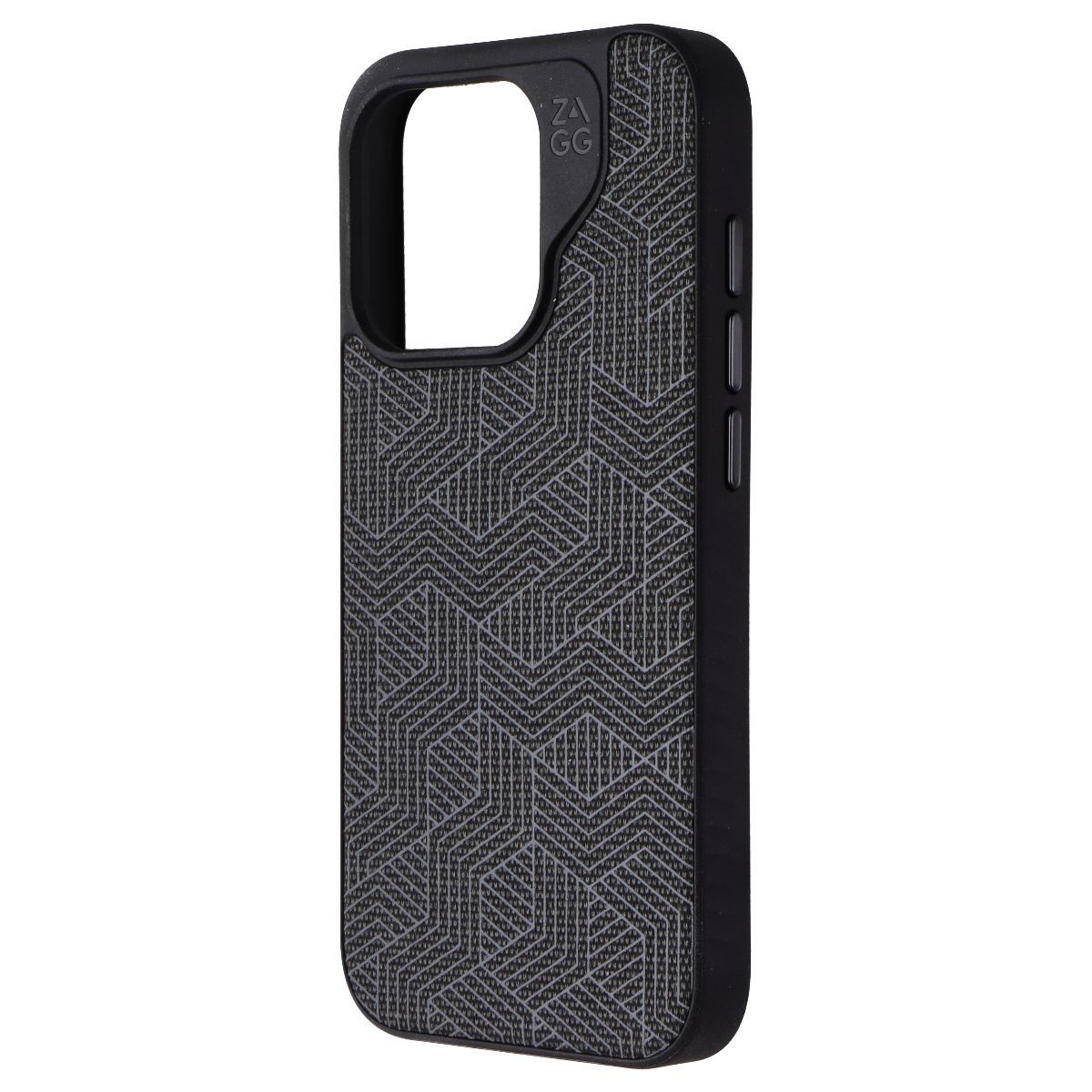 ZAGG London Snap Series Case for Apple iPhone 15 Pro - Black Geo Cell Phone - Cases, Covers & Skins Zagg    - Simple Cell Bulk Wholesale Pricing - USA Seller