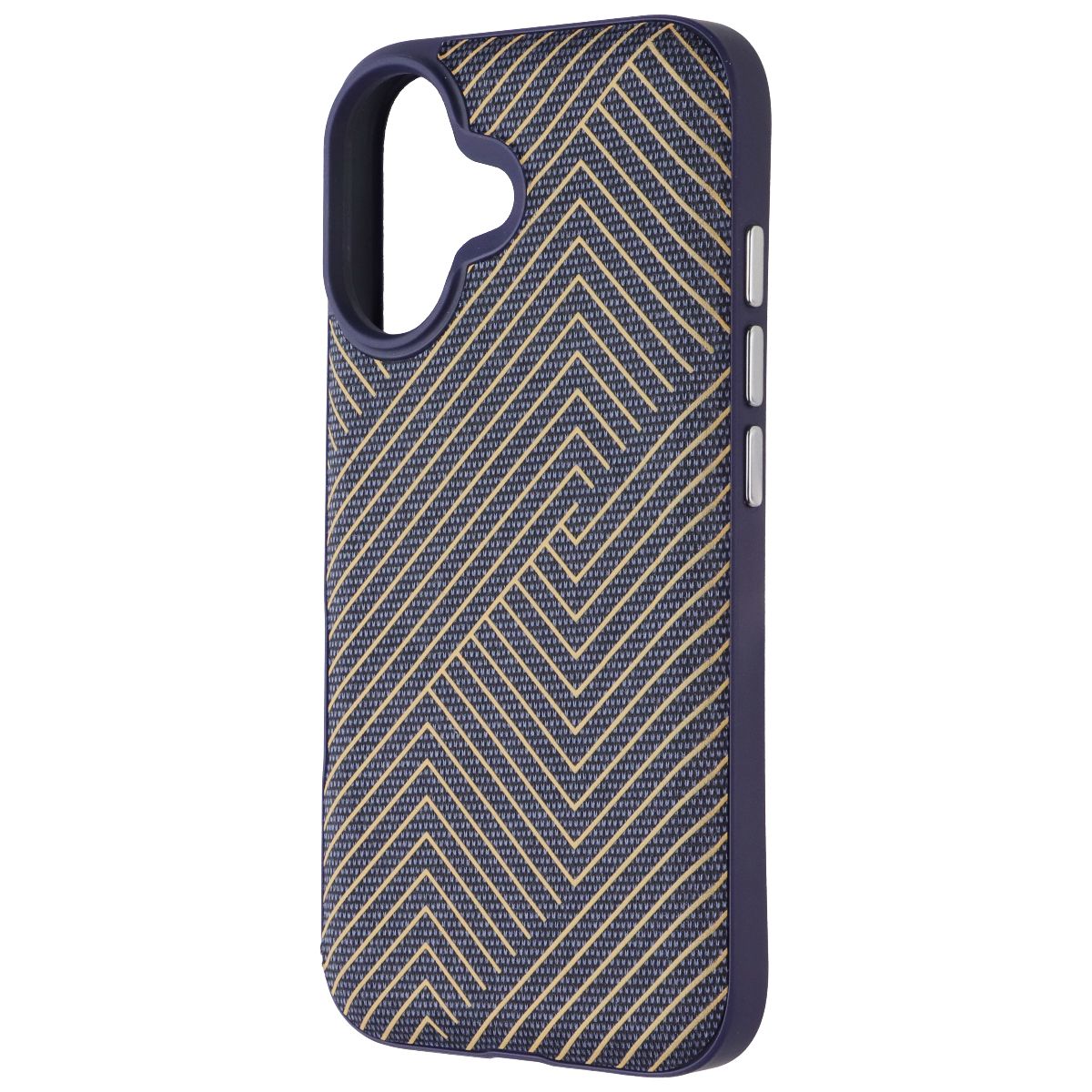 ZAGG London Snap Case for Apple iPhone 16 - Navy Blue / Gold Cell Phone - Cases, Covers & Skins Zagg - Simple Cell Bulk Wholesale Pricing - USA Seller