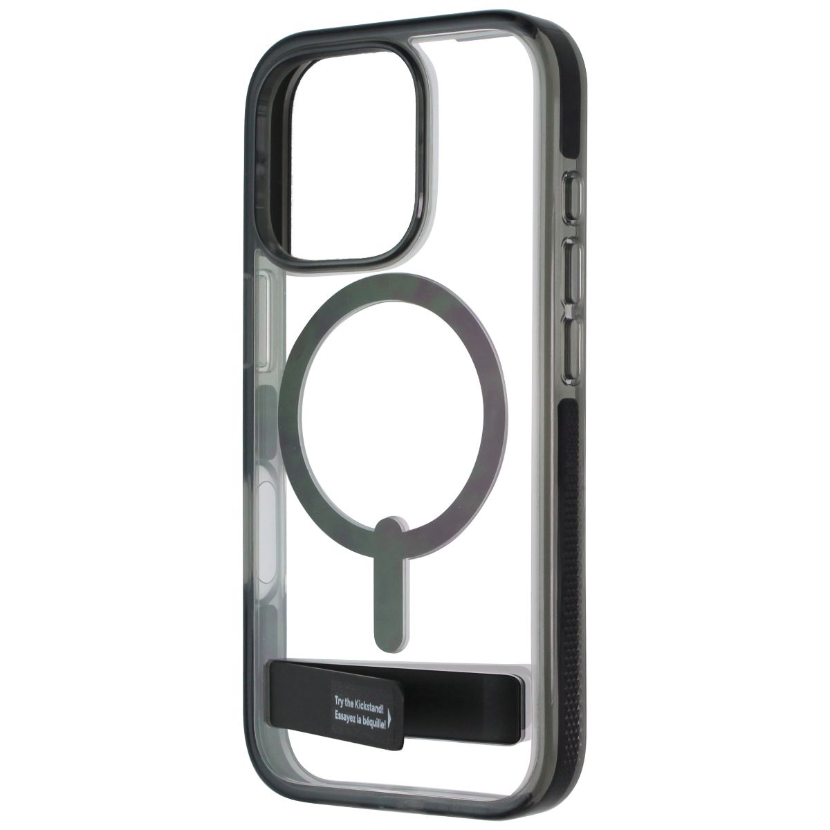 ZAGG Santa Cruz Snap Kickstand Case for MagSafe for Apple iPhone 16 Pro - Black Cell Phone - Cases, Covers & Skins Zagg - Simple Cell Bulk Wholesale Pricing - USA Seller