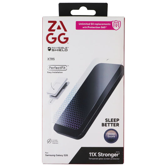 ZAGG Invisible Shield XTR5 Tempered Glass Screen Protector for Galaxy S26 Cell Phone - Screen Protectors Zagg - Simple Cell Bulk Wholesale Pricing - USA Seller