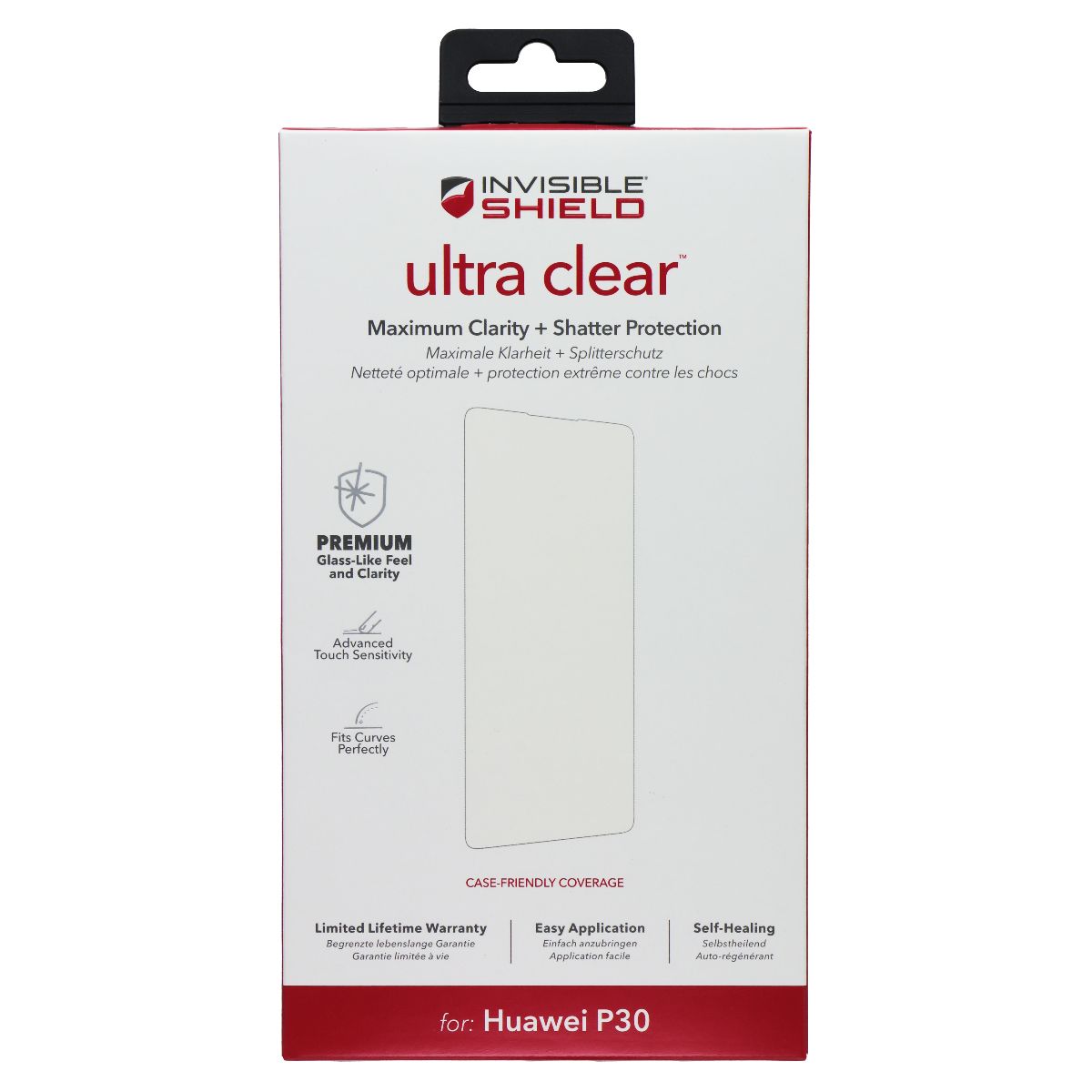 ZAGG Invisible Shield Ultra Clear Screen Protector for Huawei P30 Cell Phone - Screen Protectors Zagg - Simple Cell Bulk Wholesale Pricing - USA Seller