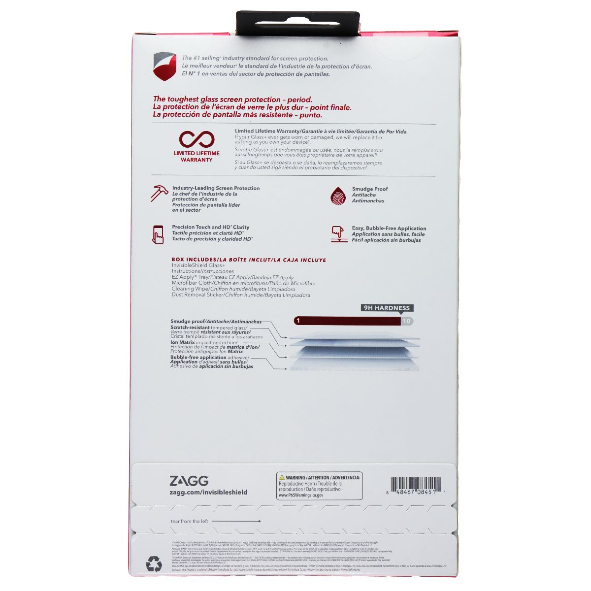 ZAGG InvisibleShield (Glass+) Tempered Glass for Huawei P30 Lite - Clear Cell Phone - Screen Protectors Zagg - Simple Cell Bulk Wholesale Pricing - USA Seller