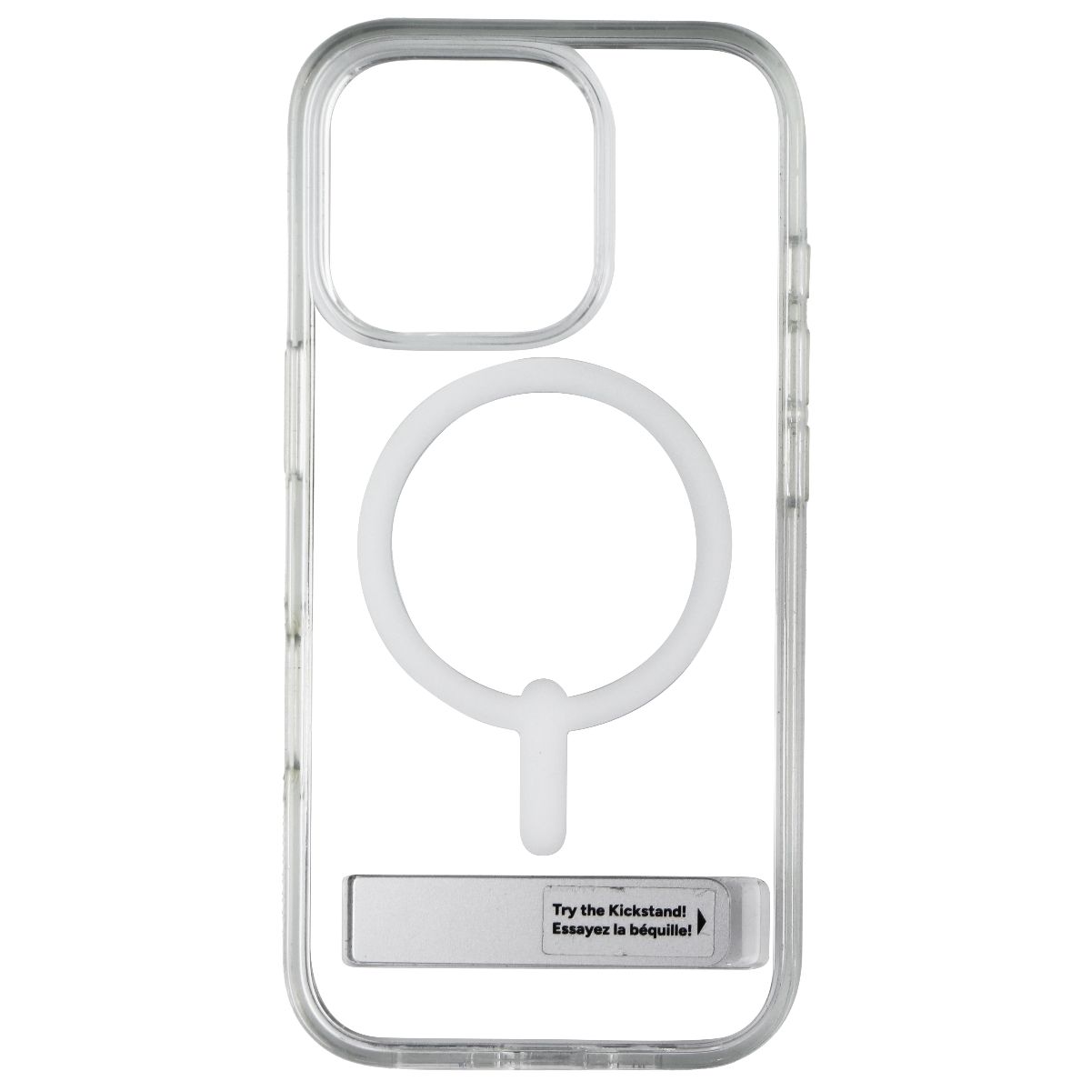 ZAGG Santa Cruz Snap Kickstand Case for MagSafe for Apple iPhone 16 Pro Clear Cell Phone - Cases, Covers & Skins Zagg - Simple Cell Bulk Wholesale Pricing - USA Seller