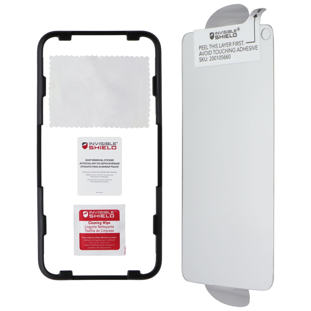 ZAGG InvisibleShield (Glass Elite+) Screen Protector for Pixel 4a - Clear Cell Phone - Screen Protectors Zagg - Simple Cell Bulk Wholesale Pricing - USA Seller