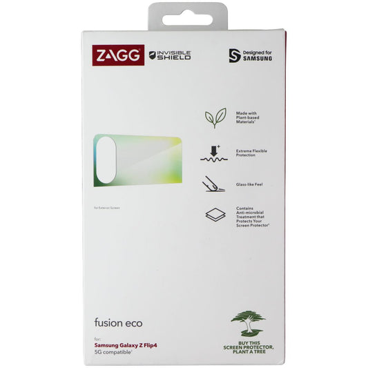ZAGG InvisibleShield Fusion Eco Screen Protector for Samsung Galaxy Z Flip4 (5G) Cell Phone - Screen Protectors Zagg    - Simple Cell Bulk Wholesale Pricing - USA Seller