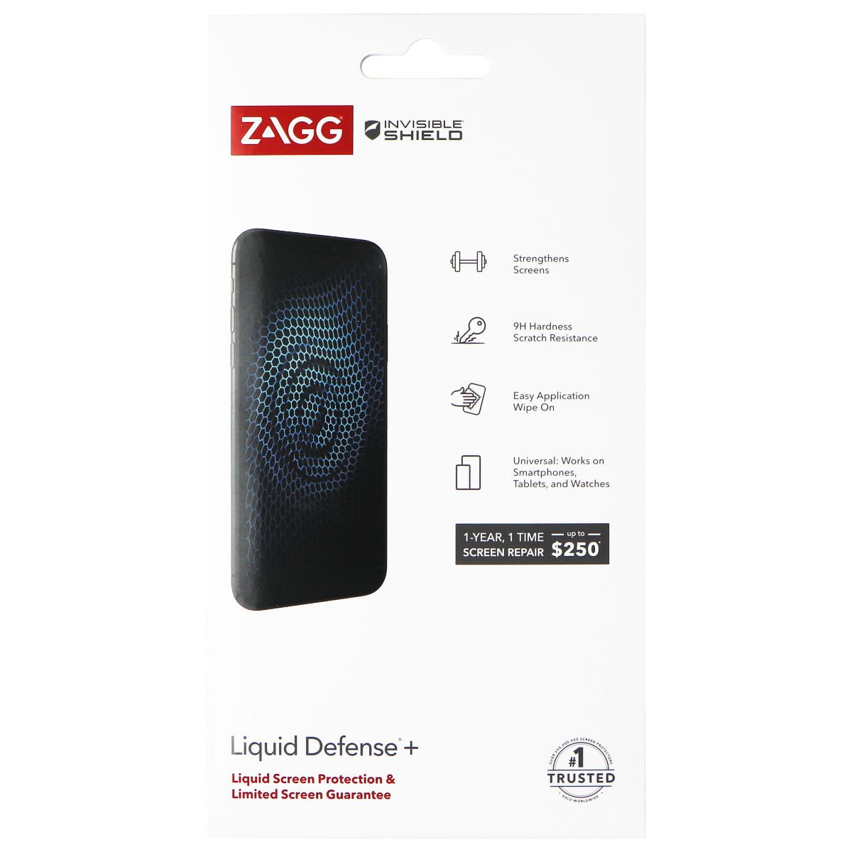 ZAGG InvisibleShield Liquid Defense+ for Smartphones / Tablets / Smartwatches Cell Phone - Screen Protectors Zagg - Simple Cell Bulk Wholesale Pricing - USA Seller