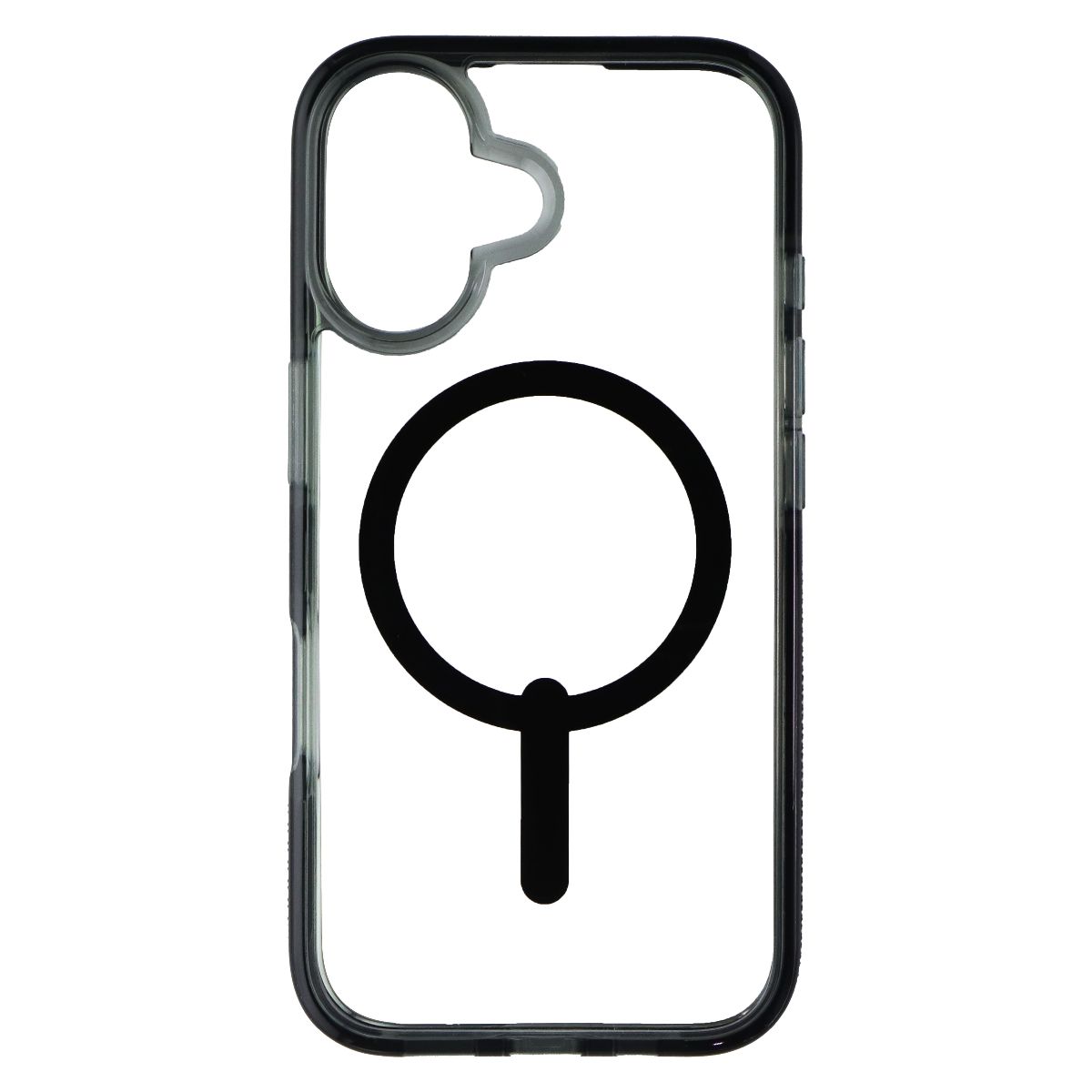 ZAGG Santa Cruz Snap Case for MagSafe for Apple iPhone 16 - Clear / Black Cell Phone - Cases, Covers & Skins Zagg - Simple Cell Bulk Wholesale Pricing - USA Seller