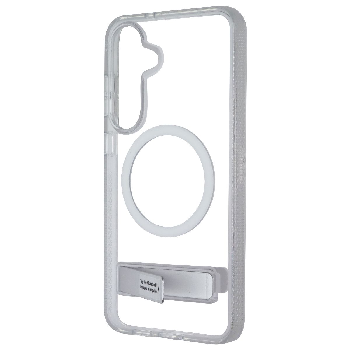 ZAGG Crystal Palace Snap Kickstand Case for Samsung Galaxy S25+ (Plus) - Clear