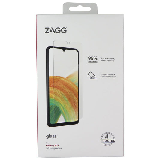 ZAGG Glass Screen Protector for Samsung Galaxy A33 5G Cell Phone - Screen Protectors Zagg - Simple Cell Bulk Wholesale Pricing - USA Seller