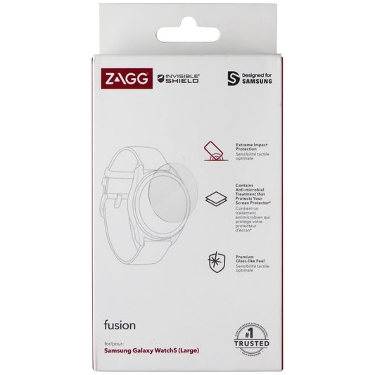 ZAGG Fusion Series Screen Protector for Samsung Galaxy Watch5 (Large) Smart Watch Accessories - Screen Protectors Zagg    - Simple Cell Bulk Wholesale Pricing - USA Seller