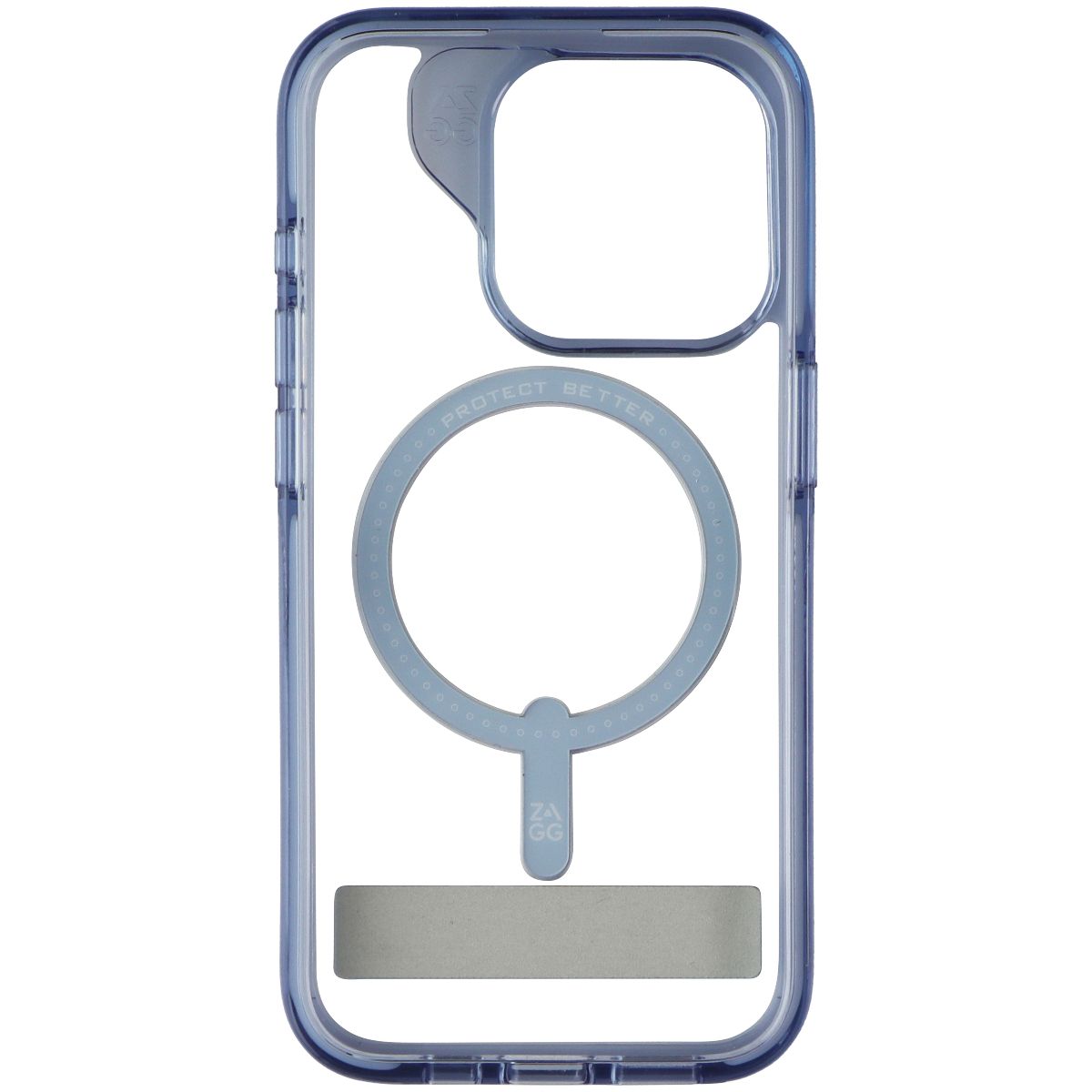 ZAGG Santa Cruz Snap with Kickstand Ultra Slim Case for iPhone 15 Pro Blue/Clear Cell Phone - Cases, Covers & Skins Zagg    - Simple Cell Bulk Wholesale Pricing - USA Seller