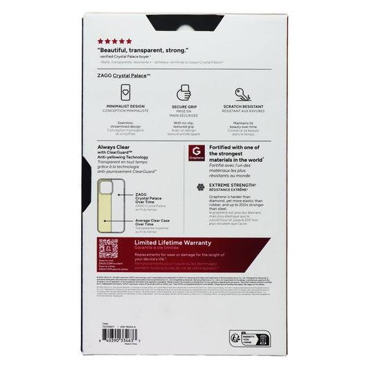 ZAGG Crystal Palace Case for Samsung Galaxy S24 FE - Clear Cell Phone - Cases, Covers & Skins Zagg - Simple Cell Bulk Wholesale Pricing - USA Seller