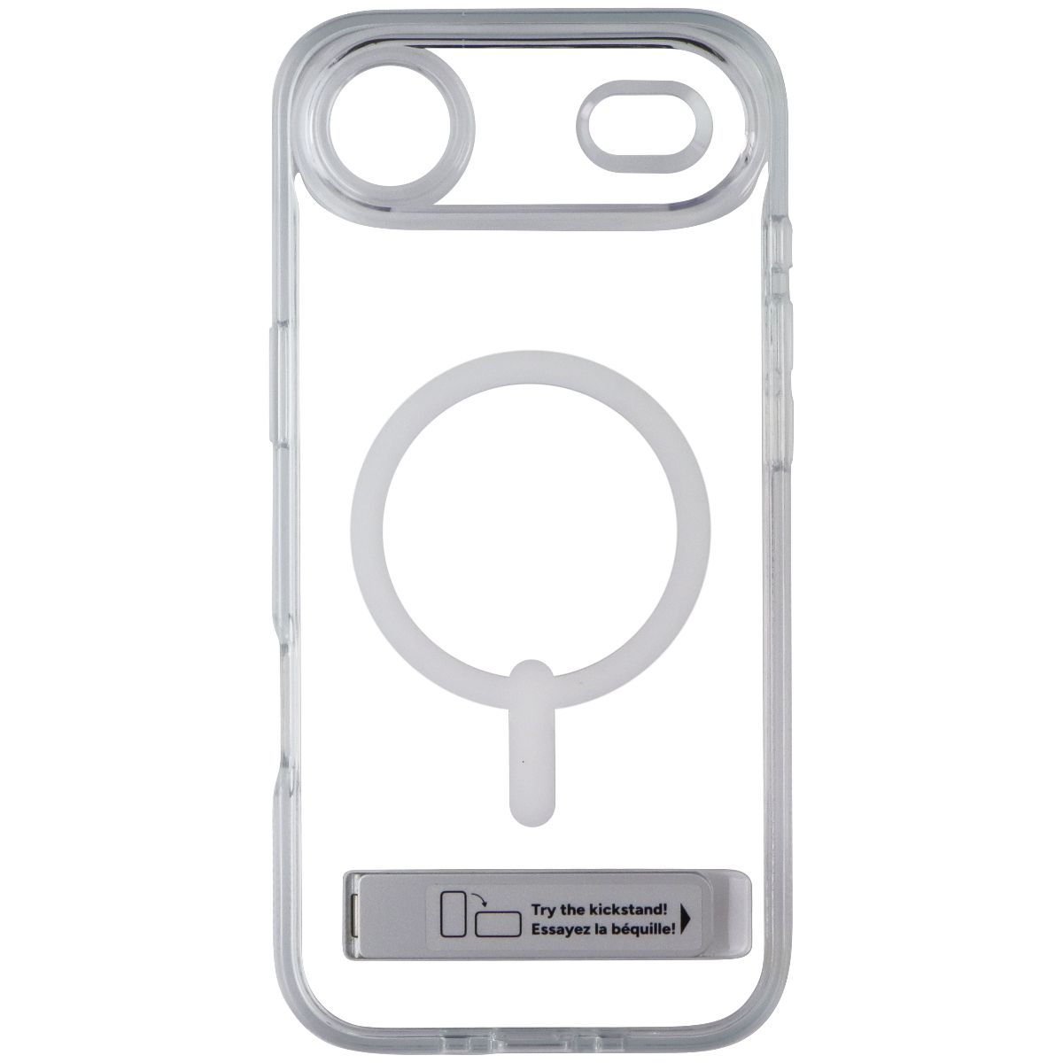ZAGG Crystal Palace Snap Kickstand Case for MagSafe for iPhone 17 Air - Clear