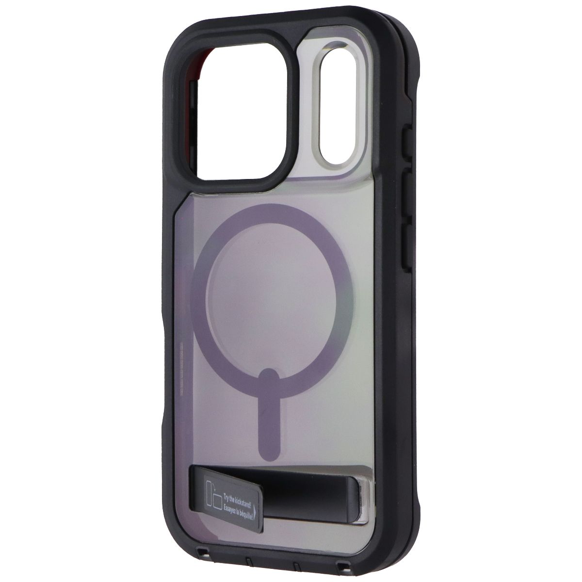 ZAGG Rainier Case with Kickstand for MagSafe for Apple iPhone 17 Pro - Smoke Cell Phone - Cases, Covers & Skins Zagg - Simple Cell Bulk Wholesale Pricing - USA Seller