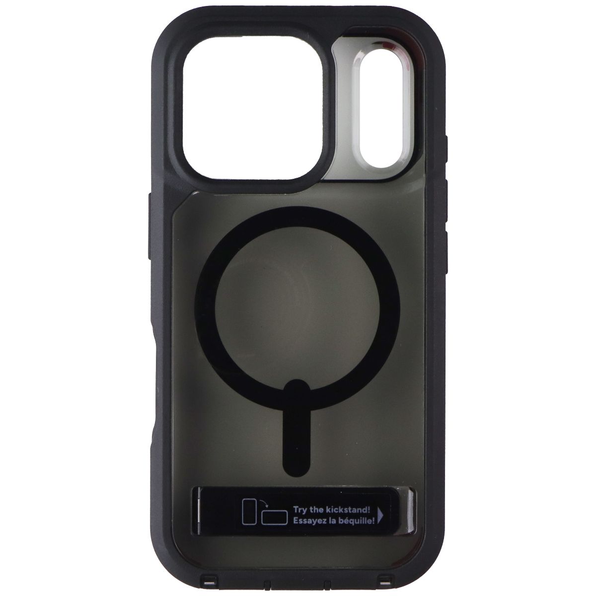 ZAGG Rainier Case with Kickstand for MagSafe for Apple iPhone 17 Pro - Smoke Cell Phone - Cases, Covers & Skins Zagg - Simple Cell Bulk Wholesale Pricing - USA Seller