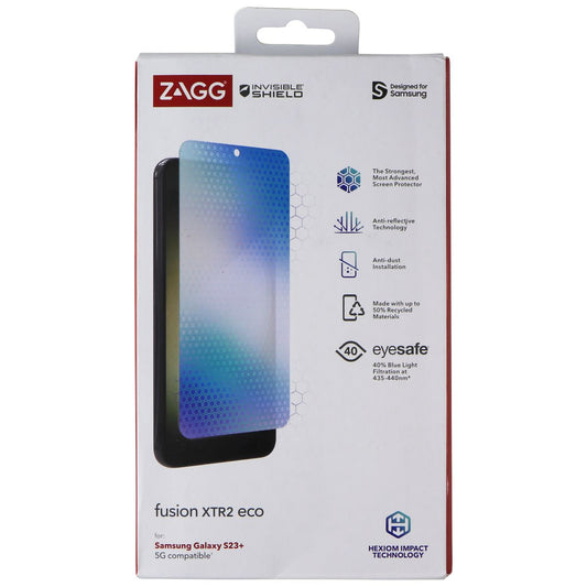 ZAGG InvisibleShield Fusion XTR2 Eco Screen Protector for Samsung Galaxy S23+ Cell Phone - Screen Protectors Zagg - Simple Cell Bulk Wholesale Pricing - USA Seller