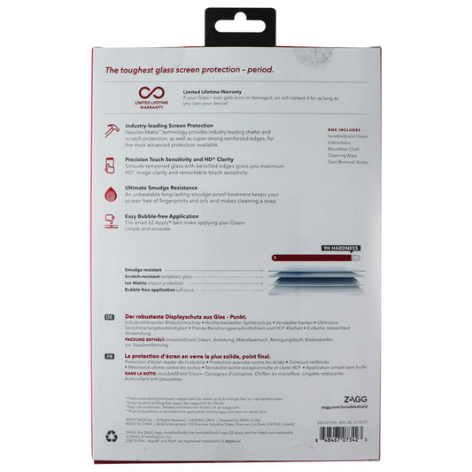ZAGG InvisibleShield (Glass+) Screen Protector for Apple iPad mini 5 & mini 4 iPad/Tablet Accessories - Screen Protectors Zagg - Simple Cell Bulk Wholesale Pricing - USA Seller