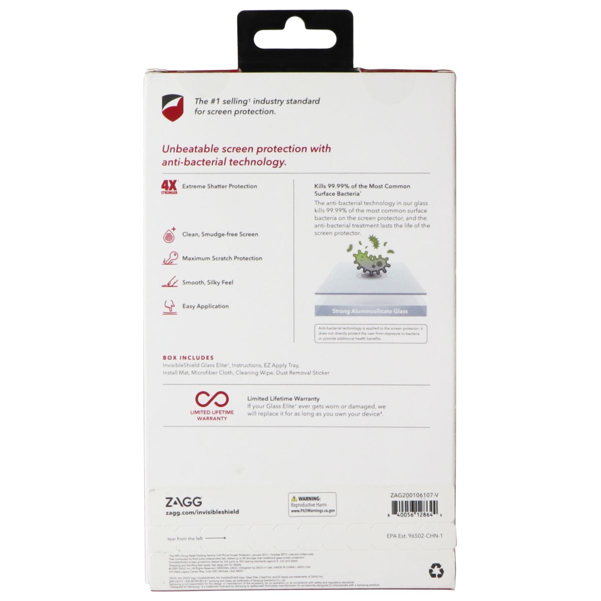 ZAGG InvisibleShield (Glass Elite+) for Samsung Galaxy A71 5G UW - Clear Cell Phone - Screen Protectors Zagg - Simple Cell Bulk Wholesale Pricing - USA Seller