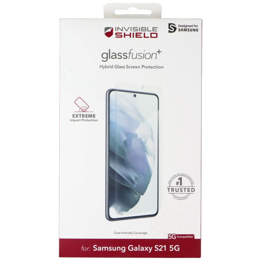 ZAGG InvisibleShield (GlassFusion+) for Samsung Galaxy S21 (5G) - Clear Cell Phone - Screen Protectors Zagg    - Simple Cell Bulk Wholesale Pricing - USA Seller