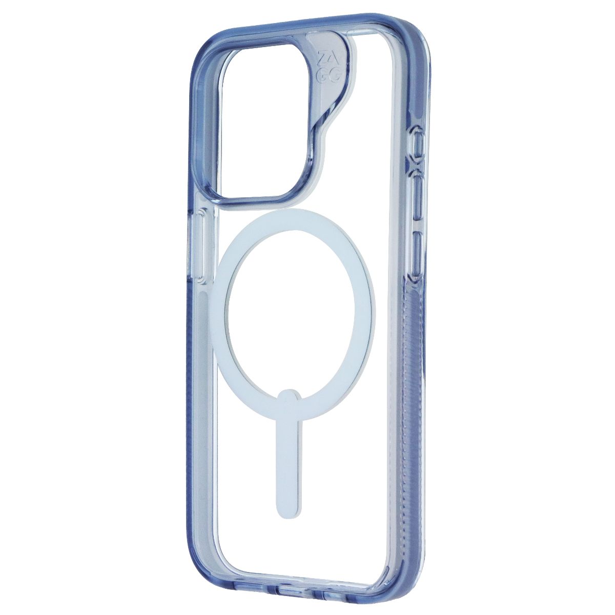ZAGG Santa Cruz Snap Case for MagSafe for Apple iPhone 15 Pro - Clear/Blue Cell Phone - Cases, Covers & Skins Zagg - Simple Cell Bulk Wholesale Pricing - USA Seller
