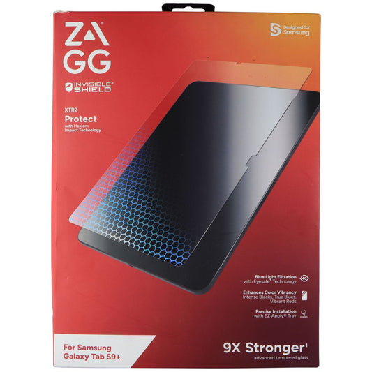Zagg Invisible Shield XTR2 Protect Glass for Samsung Galaxy Tab S9+ (Plus) Cell Phone - Screen Protectors Zagg - Simple Cell Bulk Wholesale Pricing - USA Seller