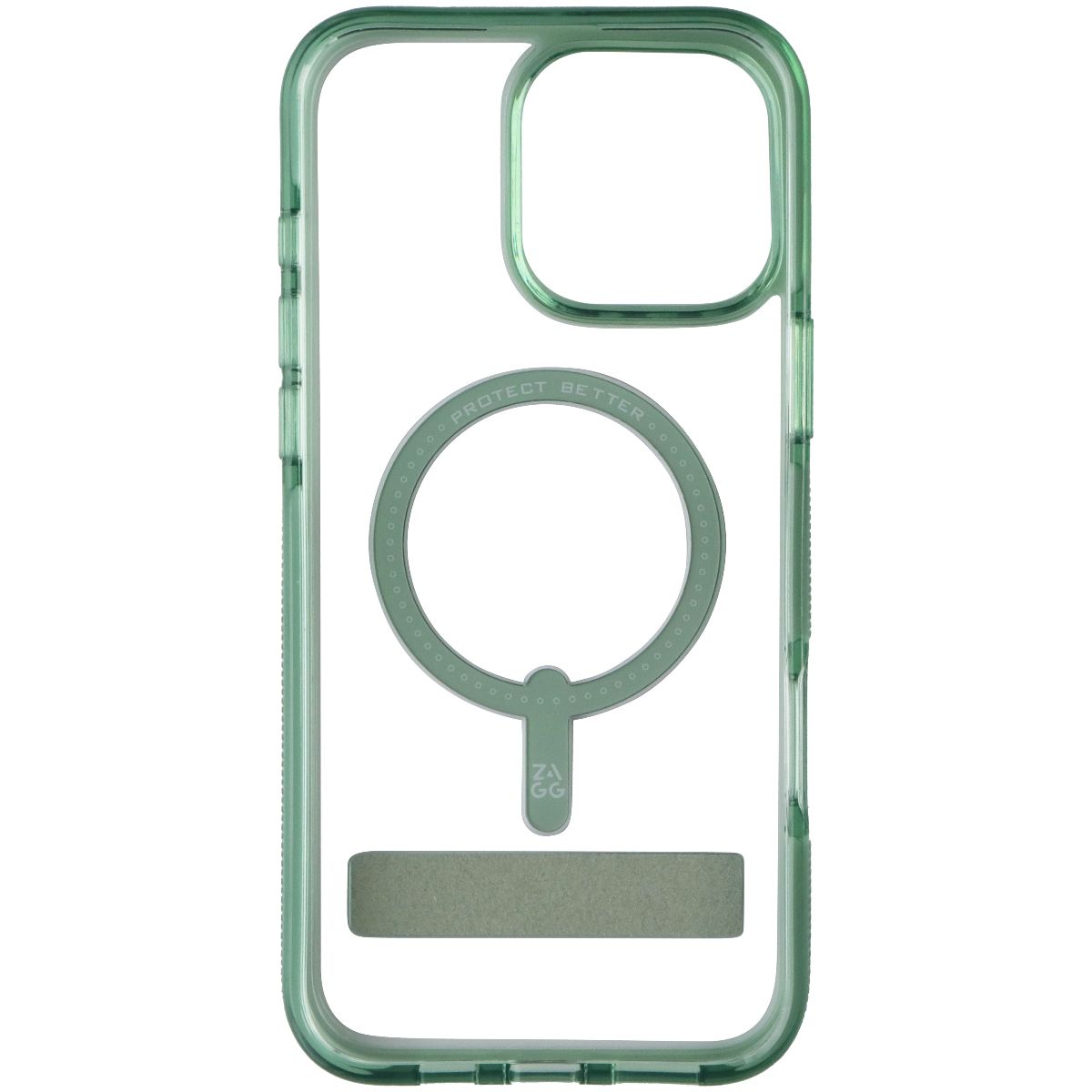 ZAGG Santa Cruz Kickstand Case for MagSafe for Apple iPhone 16 Pro Max - Green Cell Phone - Cases, Covers & Skins Zagg - Simple Cell Bulk Wholesale Pricing - USA Seller