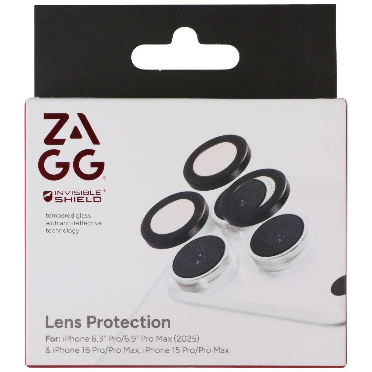 ZAGG Invisible Shield Lens Protection for iPhone 17 Pro/Pro Max - Black